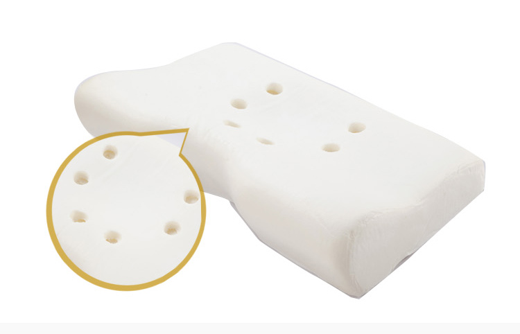 Ergonomic Adjustable Butterfly Shape Queen Size Memory Foam Orthopedic Sleeping Contour Pillow Solid Comfortable Stomach Back detail 3