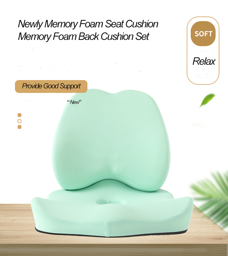 Ergonomic Office Chair Lumbar Support Cushion Memory Foam Car Seat Back Support Pillow for Driving detail 1