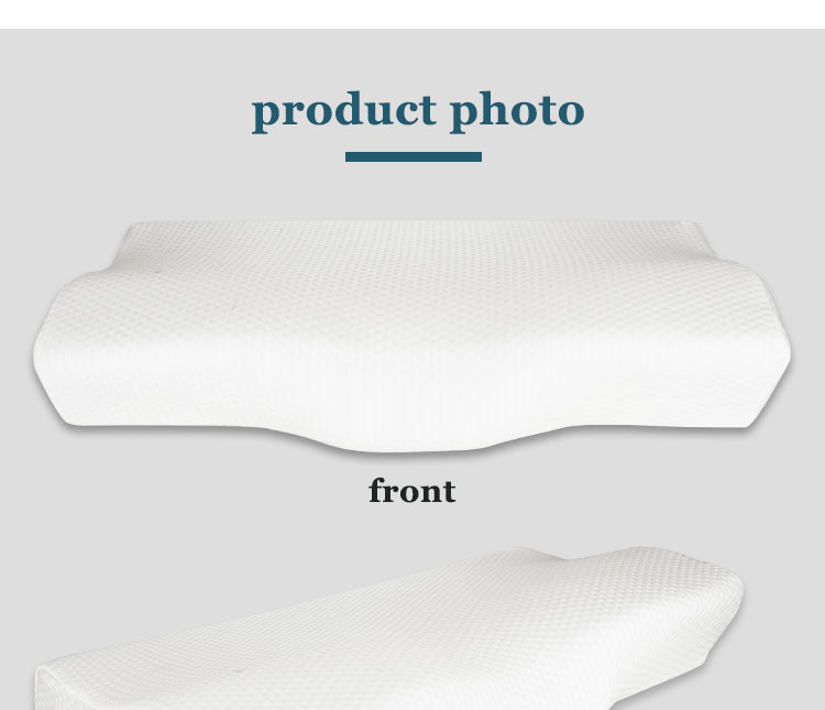 Ergonomic Modern Butterfly Shape Contour Memory Foam Cervical Neck Pillow Orthopedic Anti-Snore Eco-friendly CE Certified detail 7