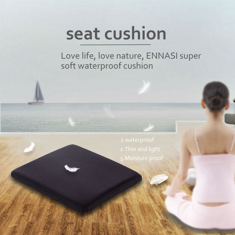 Waterproof Outdoor Stadium Seat Cushion with Square Memory Foam Orthopedic Lumbar Pillows for Comfortable Sitting detail 1