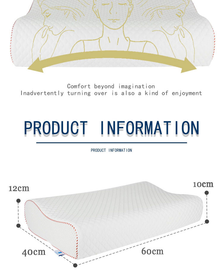Ergonomic Contour Memory Foam Pillow Adjustable Orthopedic Sleeping Nursing Bed Pillow for Neck Pain Relief detail 5