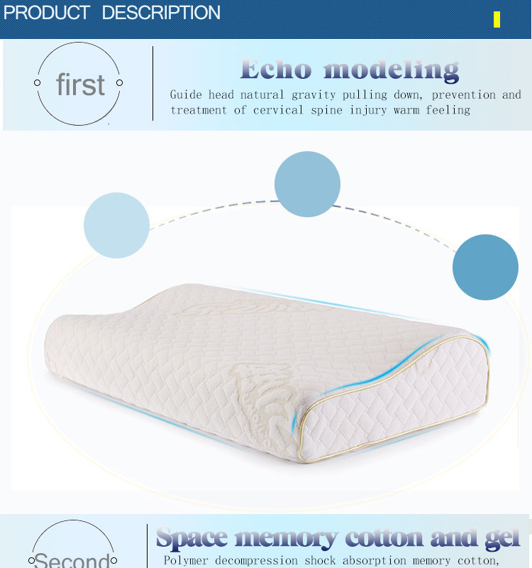 Contour Ice Gel Infused Memory Foam Pillow with Cooling Gel Functional Positioner & Pillow detail 5