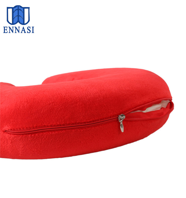 Cheap Wholesale Airplane Memory Foam Travel Pillow Neck Support Pillow detail 5