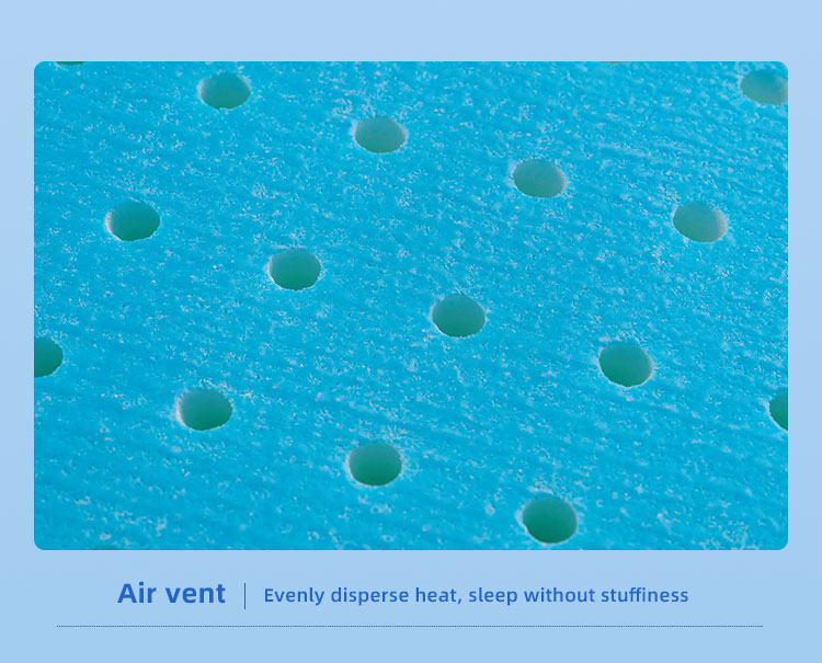 Breathable Cooling Gel Memory Foam Pillow Orthopedic Sleeping Bed Pillow for Neck and Shoulder Support detail 8