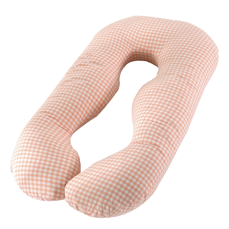Fabricante chino, tamaño Twin Queen king, forma de U, cómoda almohada para embarazo, almohada de maternidad de poliéster, detalle 1
