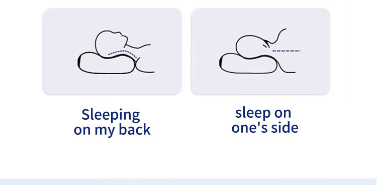 Breathable Cooling Gel Memory Foam Pillow Orthopedic Sleeping Bed Pillow for Neck and Shoulder Support detail 4