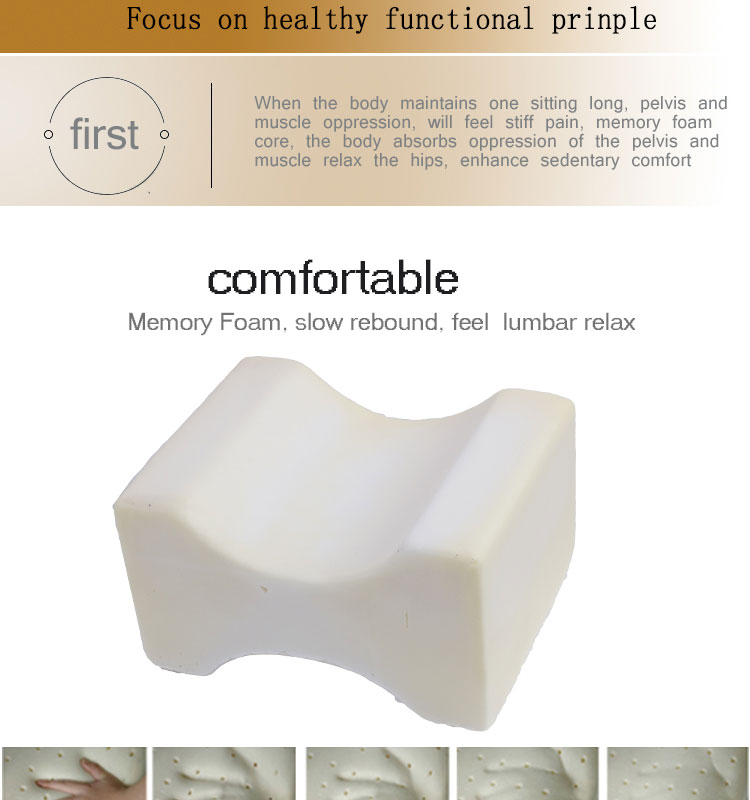 Factory Directly Sale Memory Foam Contour Orthopedic Knee Pillow for Side Sleeper Sleeping detail 3