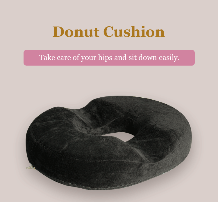 Hot Sale Comfort Memory Foam Donut Seat Cushion for Cars for Hemorrhoids and Tailbone Lumbar Pillows & Seat Cushions detail 2