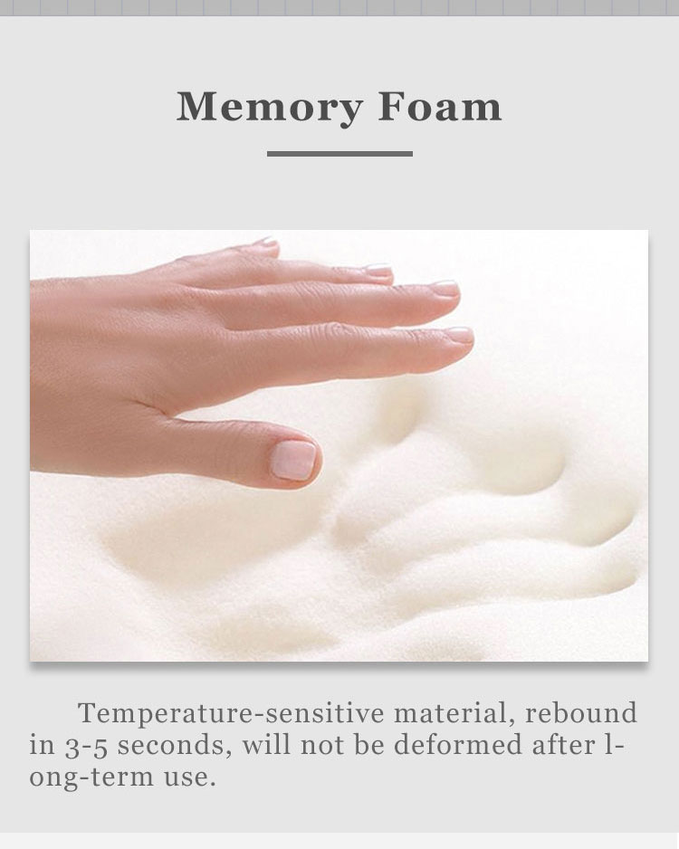 New Ideal Car Seat Memory Foam Back Rest Support Cushion Office Chair Lumbar Support Pillow Bed Cushion for Back Pain Relief detail 6