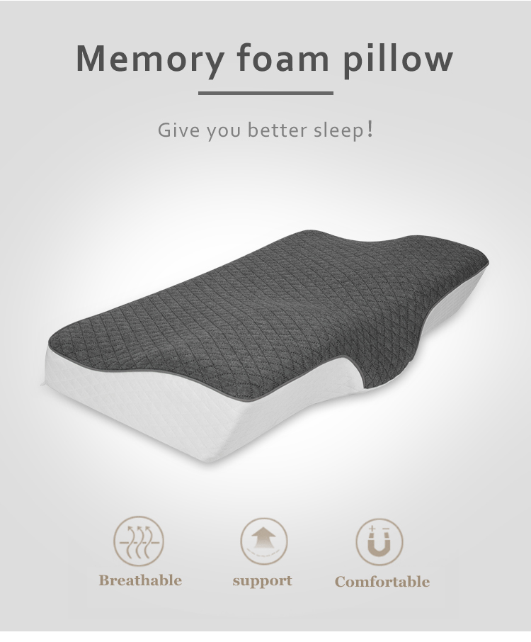 Modern Ergonomic Cervical Sleep Bedding Orthopedic Memory Foam Nursing Pillow for Side Sleepers Helps with Neck Pain detail 1