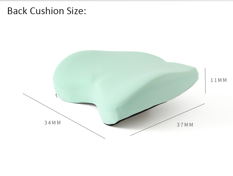 Ergonomic Office Chair Lumbar Support Cushion Memory Foam Car Seat Back Support Pillow for Driving detail 7