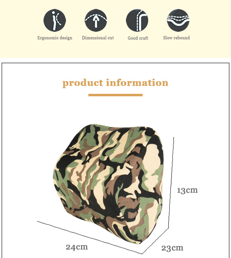 Hot Sale Car Seat Memory Foam Bone Shaped Head Rest Neck Support Pillow detail 2