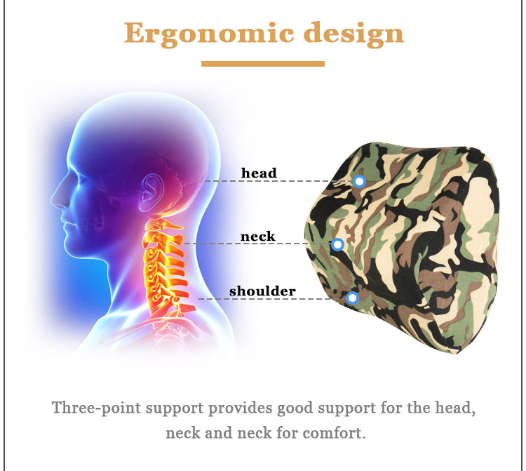 Hot Sale Car Seat Memory Foam Bone Shaped Head Rest Neck Support Pillow detail 5