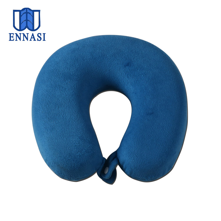 Cheap Wholesale Airplane Memory Foam Travel Pillow Neck Support Pillow detail 1