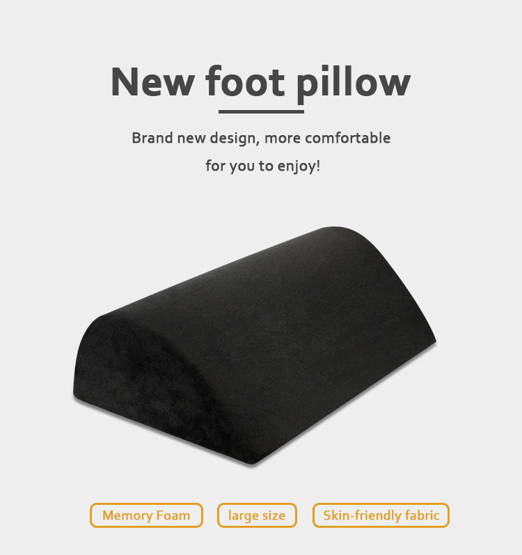 Ergonomic Non-slip Orthopedic Foot Pillow Memory Foam Under Desk Foot Rest Cushion for Relief detail 1