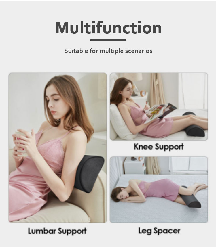 Ergonomic Non-slip Orthopedic Foot Pillow Memory Foam Under Desk Foot Rest Cushion for Relief detail 5