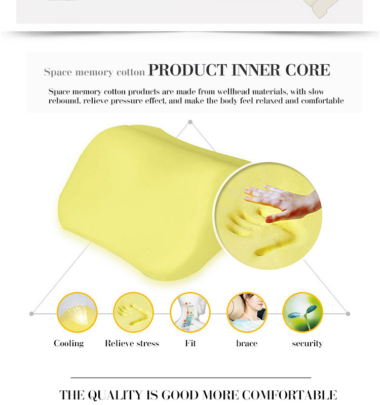 Comfortable Car Seat Memory Foam Head Rest Neck Rest Pillow for Pressure Relief detail 3