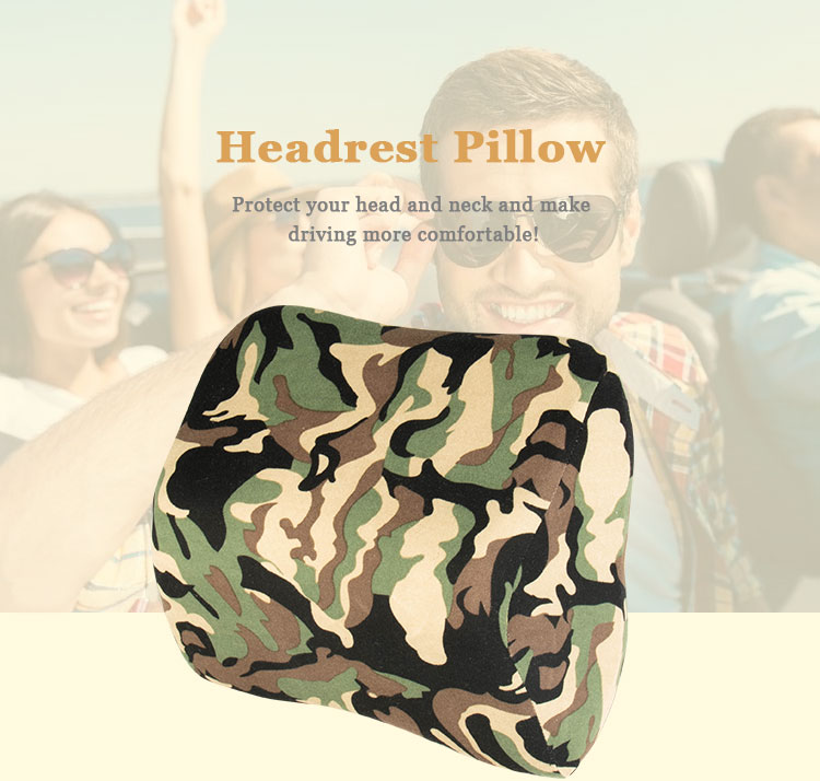 Hot Sale Car Seat Memory Foam Bone Shaped Head Rest Neck Support Pillow detail 1