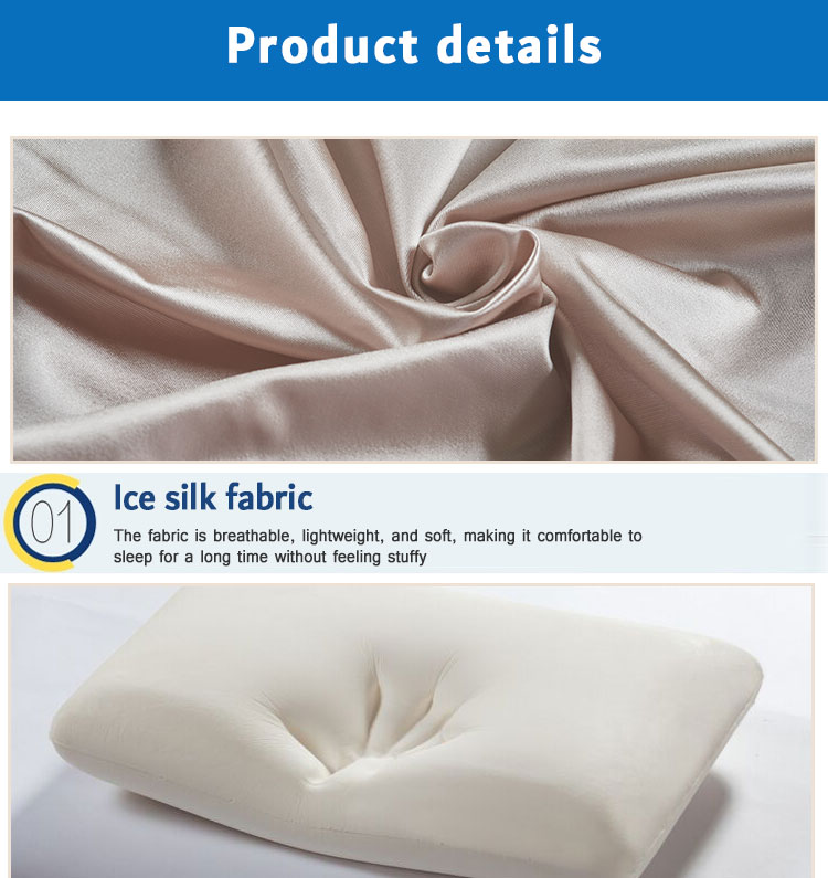 Modern Cooling Gel Memory Foam Orthopedic Bed Pillow Neck and Head Support for Hot Sleepers detail 6